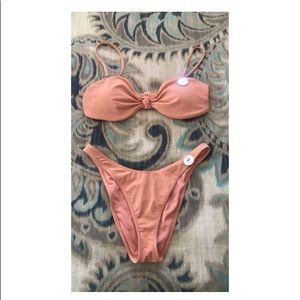 Knotted Front Bikini Top